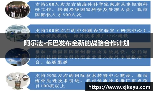 阿尔法-卡巴发布全新的战略合作计划